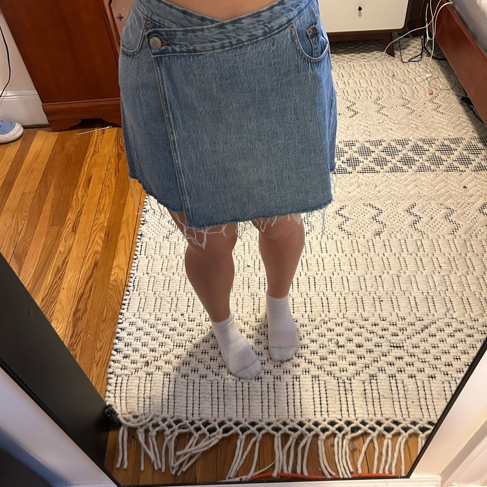 Denim Mini Skirt